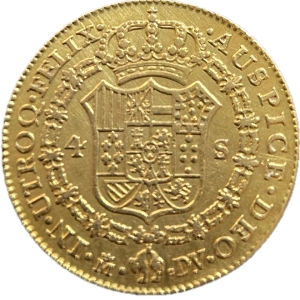 representation_8 escudos Charles III 1786 (Espagne)